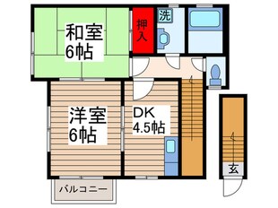 ドミール西新井の物件間取画像